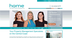 Desktop Screenshot of homepropertymanagement.net.au