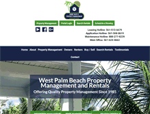 Tablet Screenshot of homepropertymanagement.com